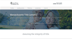 Desktop Screenshot of gouldtitle.com